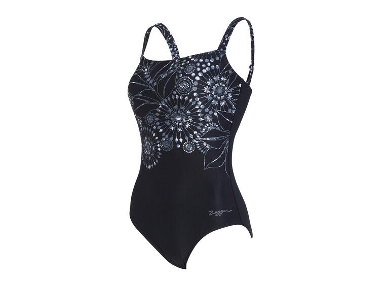 Stellar Adj. Classicback Badedrakt EU38 Zoggs | Svart/Flerfarget | Ecolast+ 