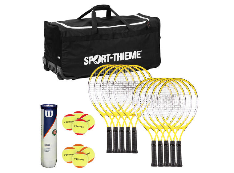 Tennissett for barn - Avansert 10 tennisracketer | 20 tennisballer 