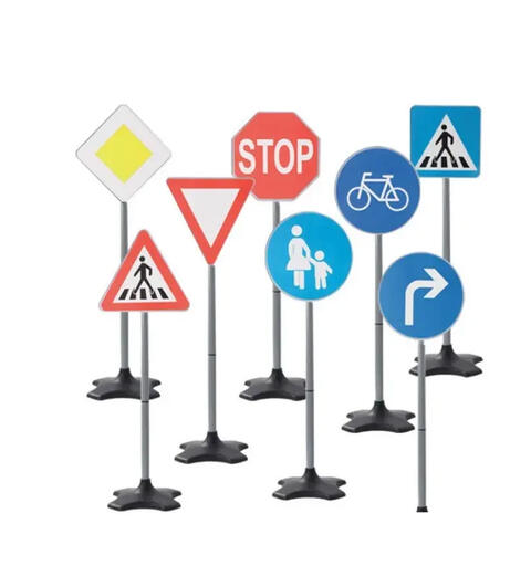 Trafikkskilt, sett med 8 stk. Trafikkoppl&#230;ring