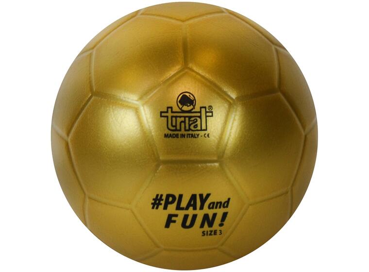 Trial Fotball Gold Soccer 3 Myk fotball til lek 