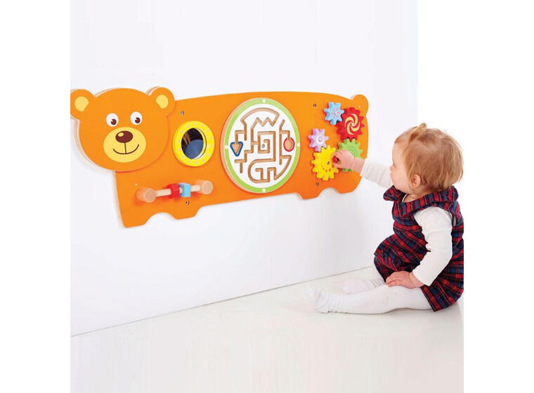 Veggpanel Bjørn Aktivitetsvegg 1 element | 91cm x 32cm  x 5cm 