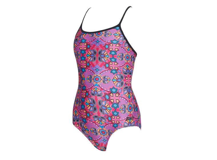 Zanzibar Sprintback Badedrakt jr 116cm Zoggs | Flerfarget | Ecolast 