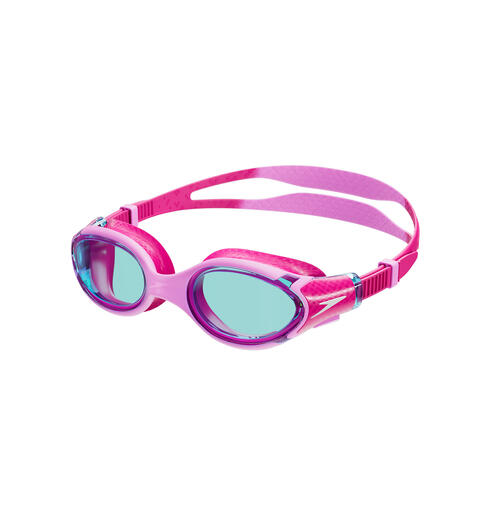 Biofuse 2.0 Junior Sv&#248;mmebrille Speedo 6-14 &#229;r | Bl&#229; linse | Rosa