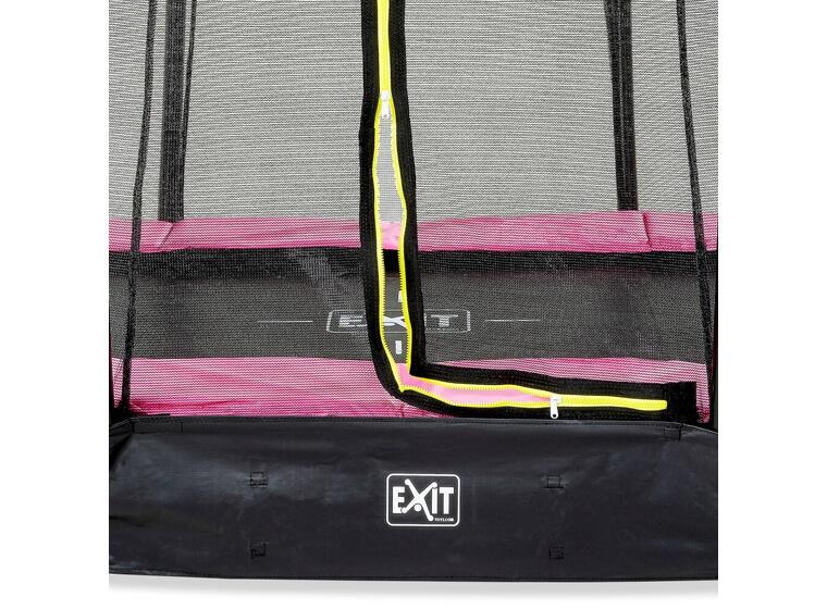 EXIT Silhouette bakketrampoline 153 x 214 cm | Rosa | Sikkerhetsnett 