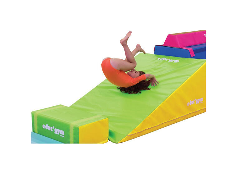 Educ'Gym Skummodul Kile 150x100x60 cm | Gul og lime 