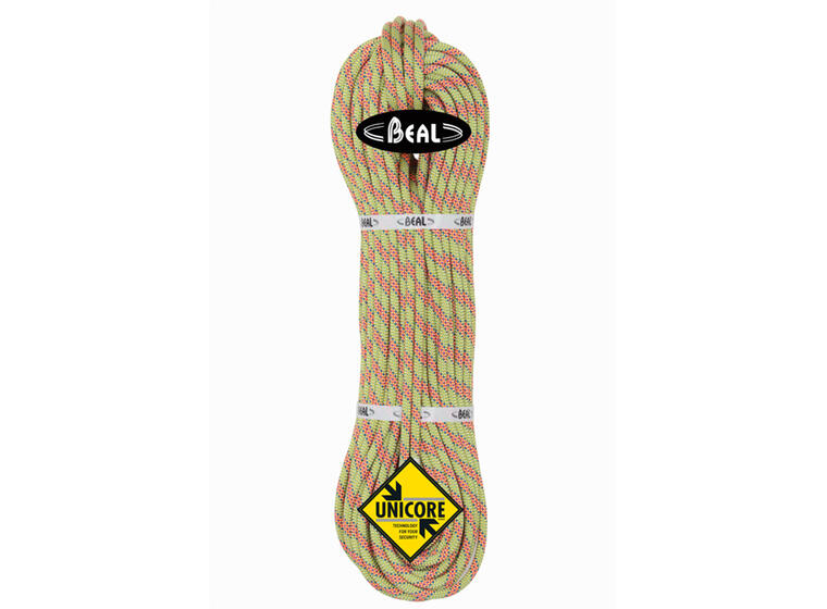 Klatretau Beal COBRA ll 8,6mmx200m DRY | Dynamisk halvtau | Gul 