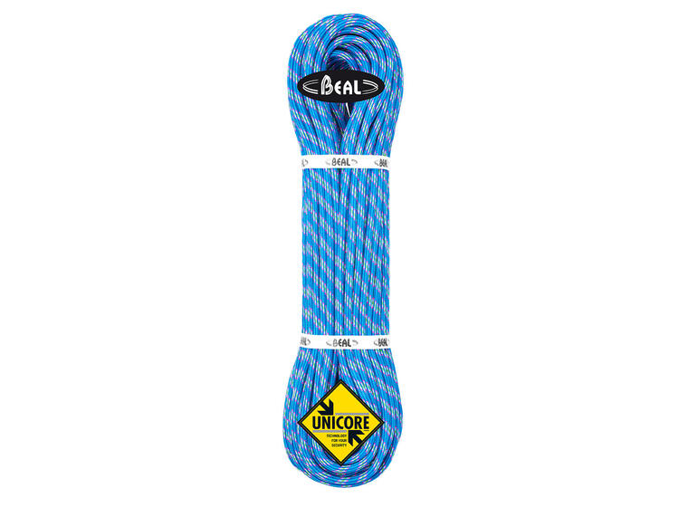 Klatretau Beal ICE LINE 8,1mmx60m DRY | Dynamisk halvtau | Blå 