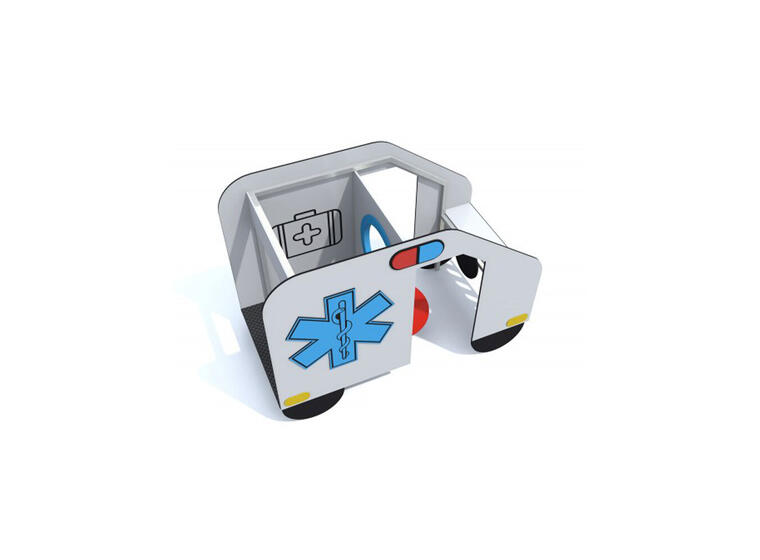 Lekehus | Ambulanse liten Lekebil i tre 
