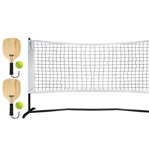 Pickleballracket Startersett Nett 1/2 Court | 2 racketer | 2 baller