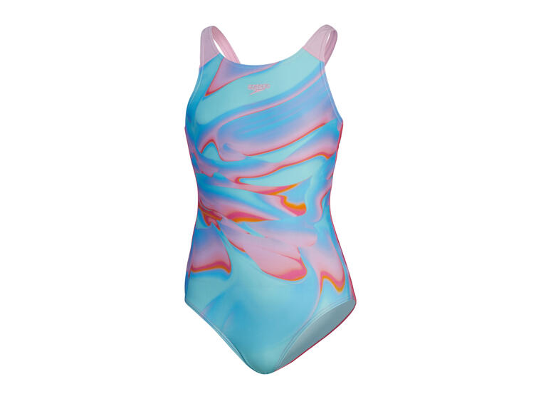Printed Pulseback Badedrakt jr 116 Speedo | Flerfarget | ECO EnduraBrite 
