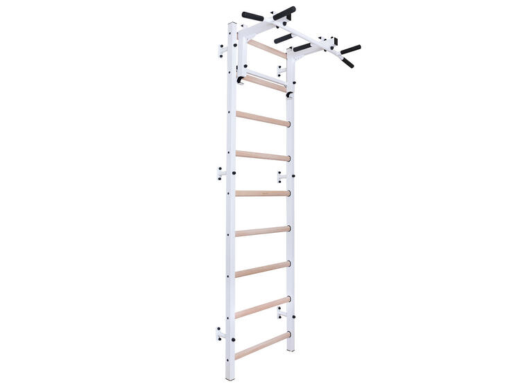 Ribbevegg BenchK 711W Hvit Juster- og vendbar pull-up stativ 