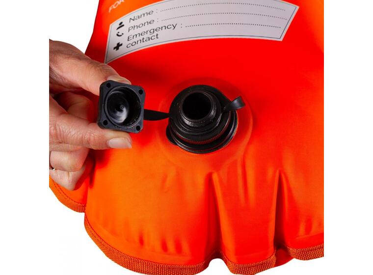 Safety Buoy ZEROD XLarge Oppblåsbar bøye | Open water | Oransje 