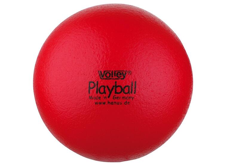Softball Volley Playball 16 cm rød Skumball med elé-trekk 