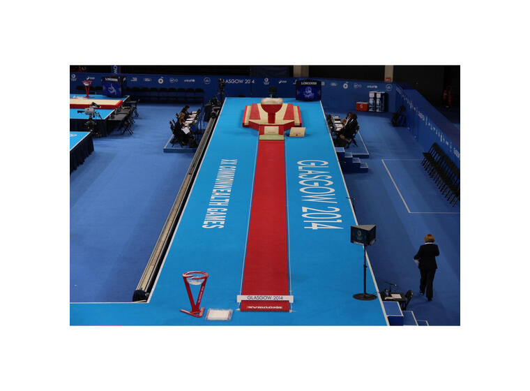 Tilbehør - Gymnova tilløpsmatte 25 m Konkurransebane | 25 x 1 x 0,025 m 