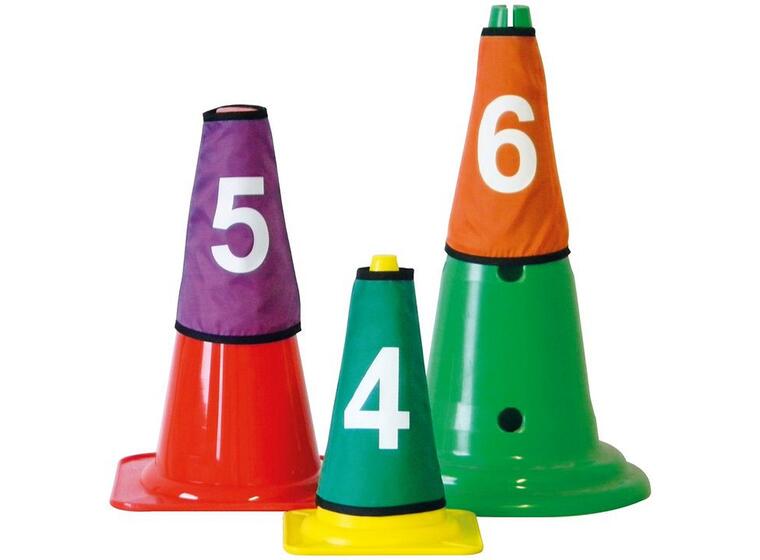 Trekk til markeringskjegler 1-10 