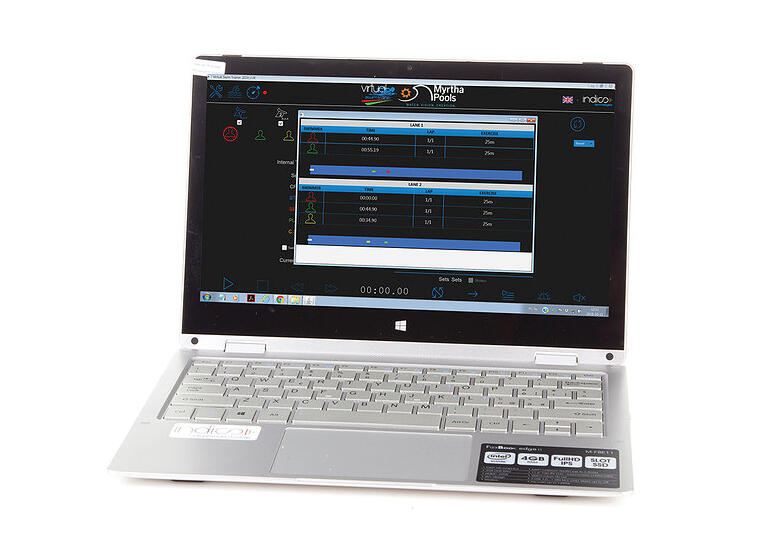 Virtual Swim Trainer 50 Inkluderar 1 bana 50 meter 