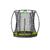 EXIT Silhouette bakketrampoline 183 cm | Lime | Inkl. sikkerhetsnett 