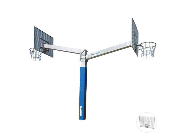 Basketballstativ Fair Play Duo Silent 2 To høyder | Gitter bakplate | Fast kurv 