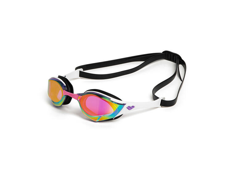 Cobra Edge Swipe Mirror Svømmebrille Arena | Lilla speil/Hvit | Racing brille 