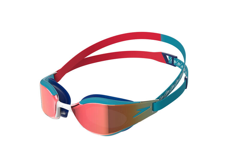 Fastskin Hyper Elite Junior Svømmebrille Speedo 6-14 år | Speil linse | Flame Red 