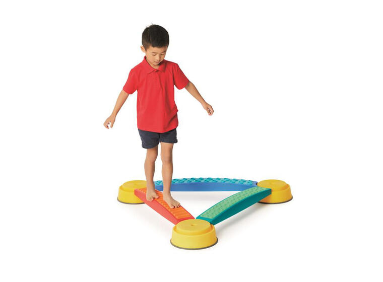 Gonge Build N' Balance | Taktilplanker Balansetrening og lek | 3 stk 