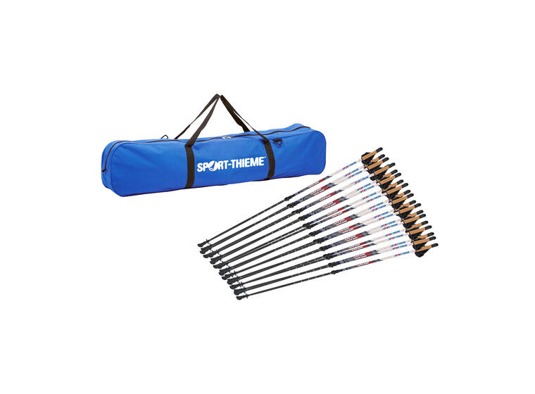 Gåstaver Nordic Walking Pro Sett 10 par | 1 Oppbevaringsbag 
