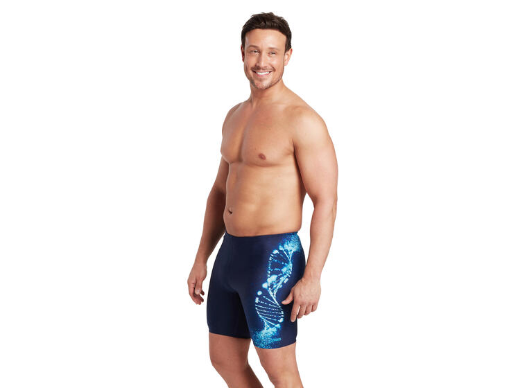 Helix Mid Jammer Badebukse 40 Zoggs | Blå | Ecolast+ 