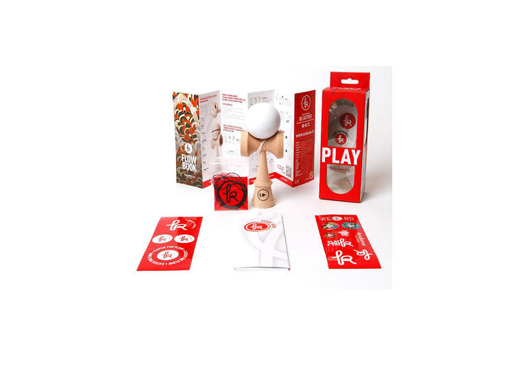 Kendama Play X | Hvit Ferdighetsleke | Sjonglering 