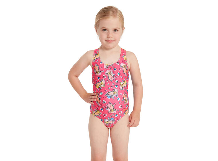 Little Dino Actionback Badedrakt 80cm Zoggs | Flerfarget | Ecolast 