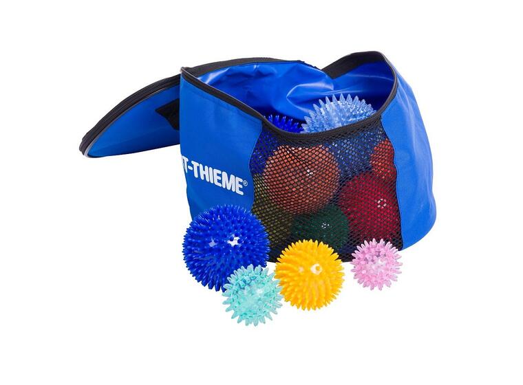 Piggballsett med bag Oppbevaringsbag med 24 piggballer 