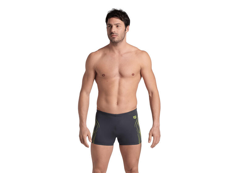 Reflecting Swim Short Badebukse 30 Arena | Grå/Gul | MaxLife ECO 