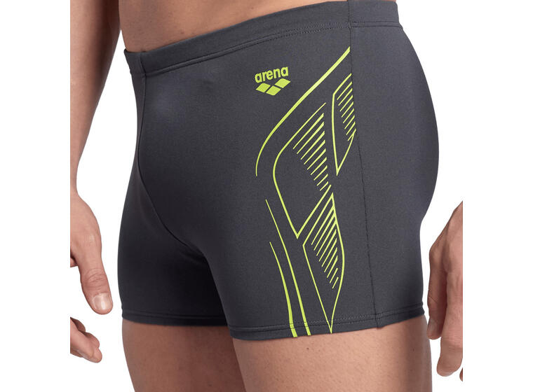 Reflecting Swim Short Badebukse 30 Arena | Grå/Gul | MaxLife ECO 