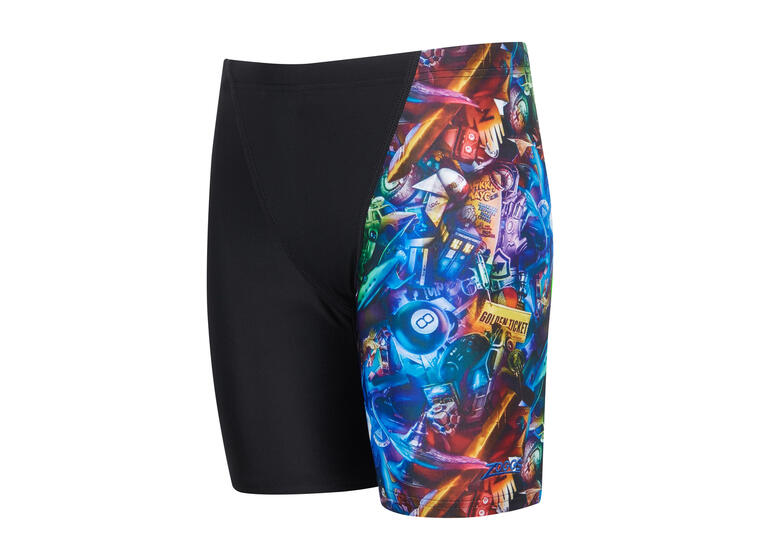 Reflection Volt Jammer Badebukse 116cm Zoggs | Svart/Flerfarget | Ecolast 