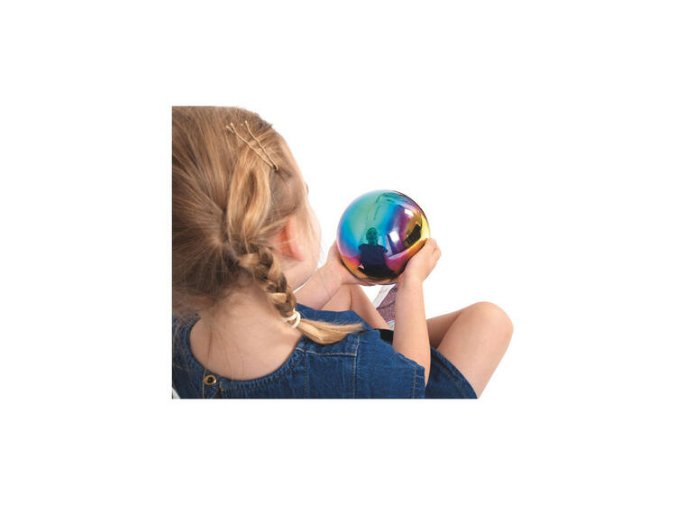 Reflekterende Speilballer Flerfarget Sett med 4 baller i ulike størrelser 