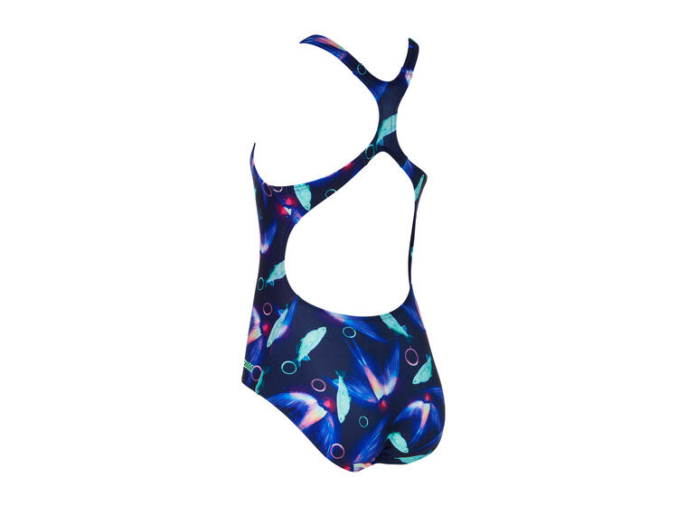 Seabird Rowleeback Badedrakt jr 116cm Zoggs | Blå/Flerfarget | Ecolast 