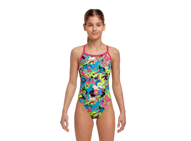 Smash Mouth Badedrakt jr 128cm Funkita | Single Strap One Piece 