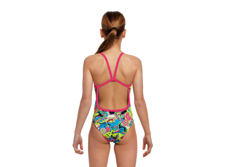 Smash Mouth Badedrakt jr 128cm Funkita | Single Strap One Piece 