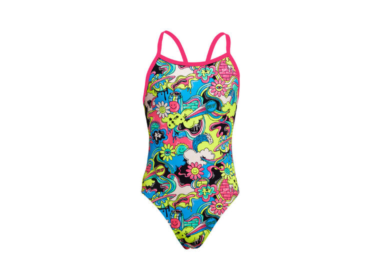 Smash Mouth Badedrakt jr 128cm Funkita | Single Strap One Piece 