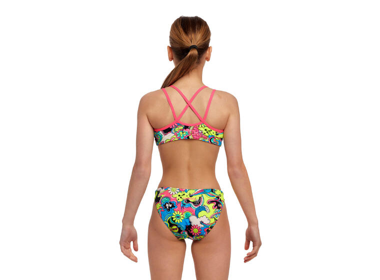 Smash Mouth Bikini jr 128cm Funkita | Criss Cross Two Piece