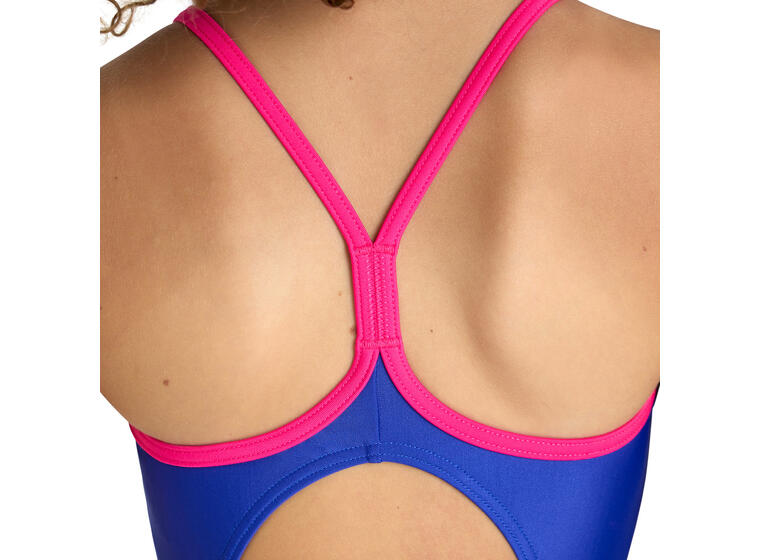 Solid Light Drop Badedrakt jr 116 Arena | Neon Blue | Repreve Fiber 