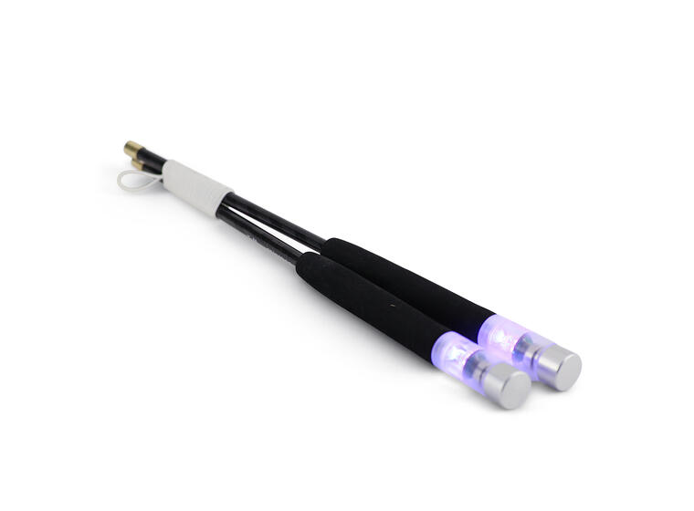 Sundia karbonpinne 30 cm | LED regnbue Til diabolo | Sjonglering 