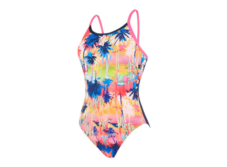 Sunset Tri Back Badedrakt EU36 Zoggs | Flerfarget | Ecolast+ 