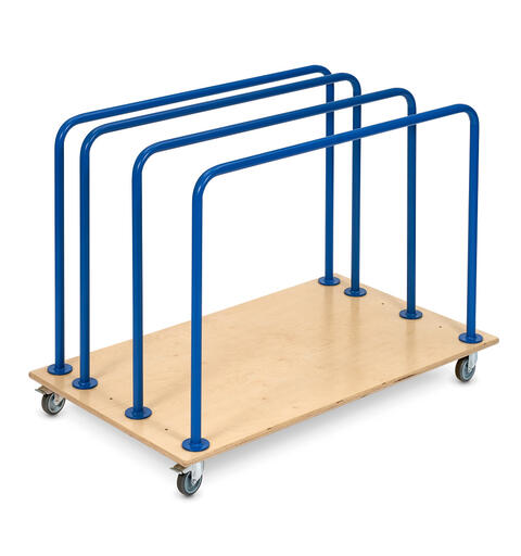 Transportvogn til matter 124,5 x 70 x 83,7 cm