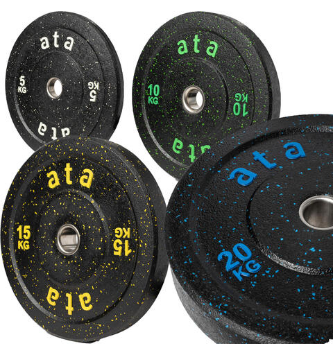 Vektskive ata Hi-Temp Bumper Plate Vektskive til olympisk stang | 1 par