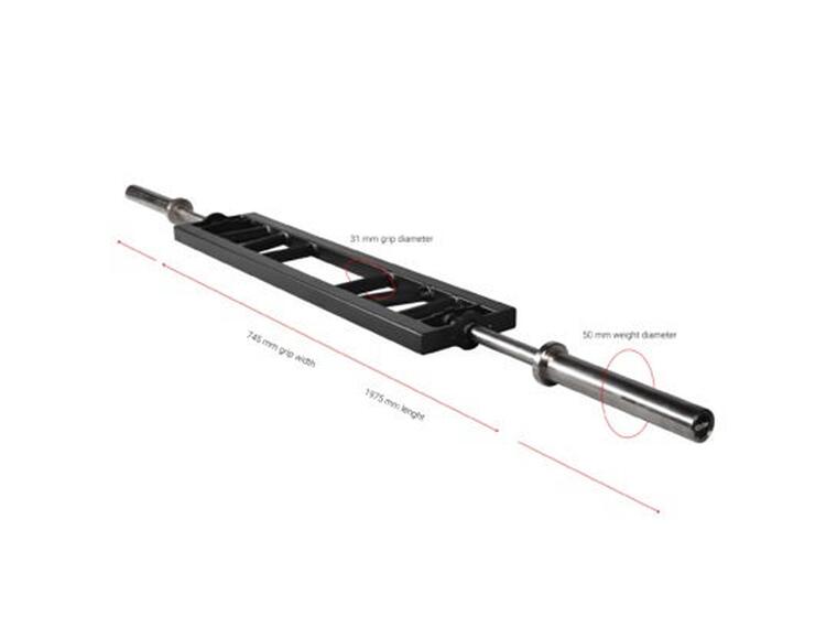Vektstang MultiGrip Bar 50 mm Max 400 kg | 197,5 cm | 20 kg 