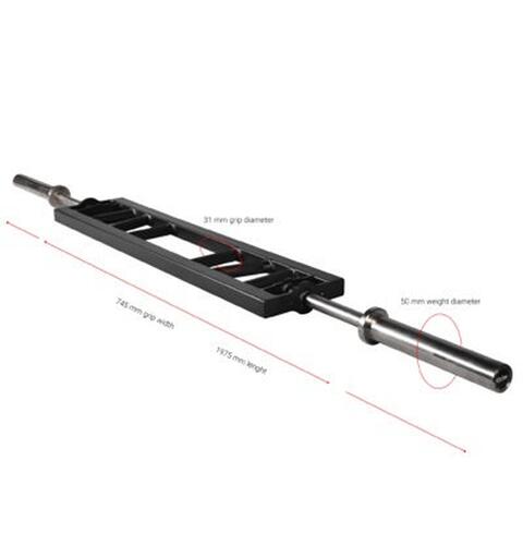 Vektstang MultiGrip Bar 50 mm Max 400 kg | 197,5 cm | 20 kg