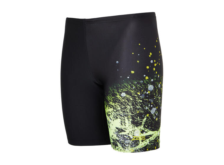 Wired Lime Mid Jammer Badebukse jr 116 Zoggs | Svart/Lime | Ecolast 