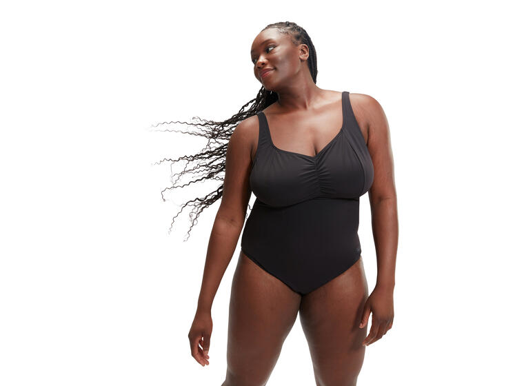 AquaNite Shaping Badedrakt (+) 44 Speedo | Svart | ECO Shape Comprex 