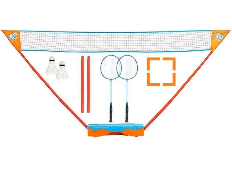 Badminton Instant - Komplett sett Badmintonnett | Racketer | Badmintonball 