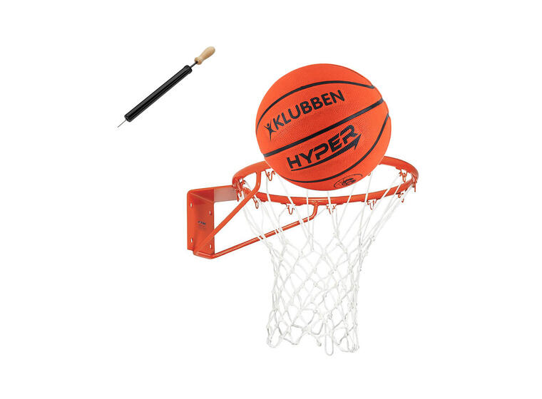 Basketballsett innen- og utendørs Basketballkurv, basketball og pumpe 